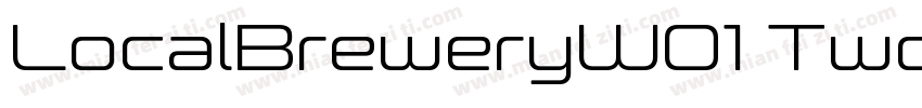 LocalBreweryW01 Two Regular字体转换
